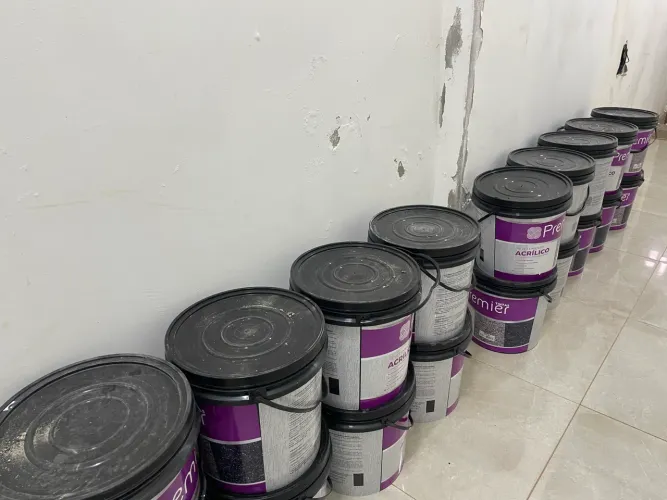 Textura de parede balde 25 kg