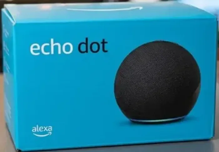 Echo Dot (5ª Geração) Smart speaker com Alexa, som vibrante e potente, Wi-Fi, preto