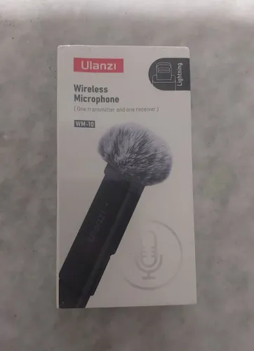 Microfone Lapela Ulanzi Lightning