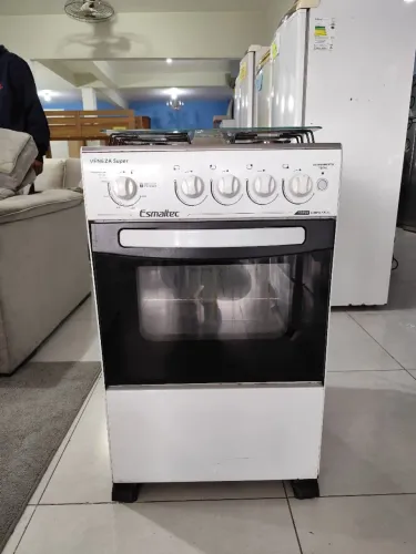Fogão Esmaltec 4 Bocas Automático para gás encanado 