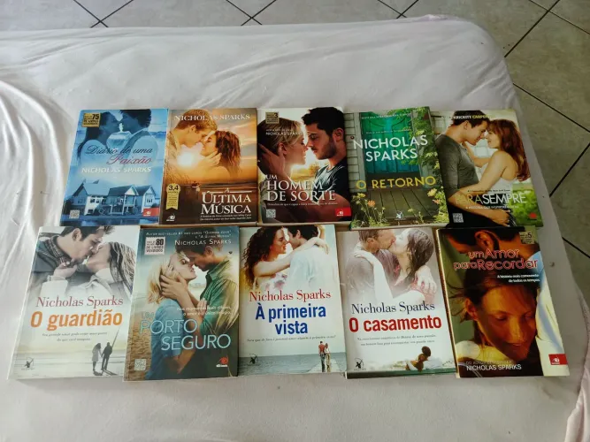Lote de livros Romance
