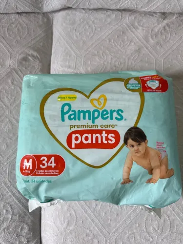 Fraldas Pampers Premium Care M 34und
