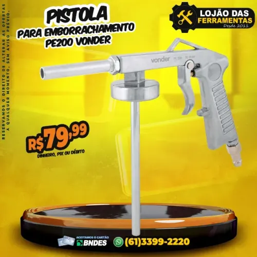 Pistola Para Emborrachamento PE200 6220000002 Vonder