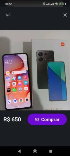 Vendi ou troco Xiaomi 13c, 256gb de memória, acompanha carregador, está zerado. 