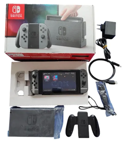 Nintendo switch V1 desbloquead 128gb completo e cheio de conteúdo!