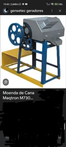Eng.de c.de cana M730 500 LTS/hr