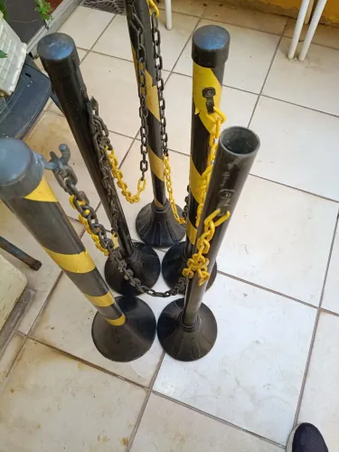 5Postes de organizar fila