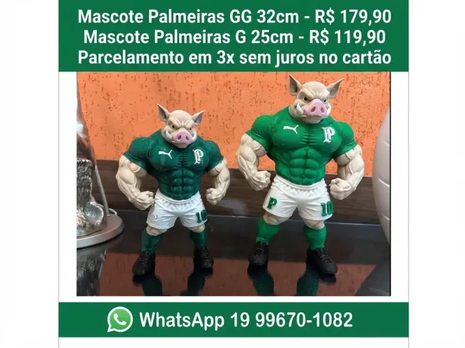 Mascote Palmeiras GG e G
