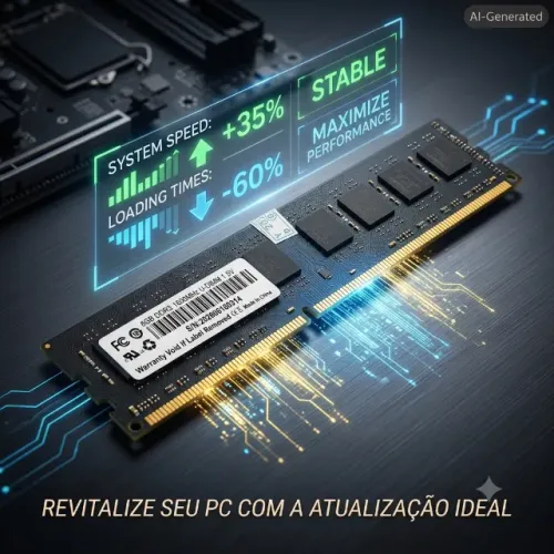 Memória RAM Ymeiton DDR3 8GB 1600MHz Desktop UDIMM 1.5V Chip Kingston PC3-12800 pode retir