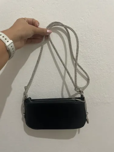 Bolsa de festa preta estilosa
