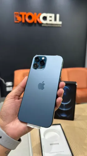 iPhone 12 Pro Max Azul 128gb Seminovo Garantia Loja Física