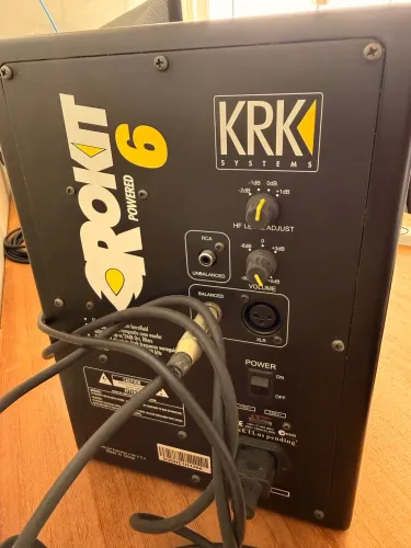 Par KRK Rokit 6 Powered - Monitores de Estúdio - 100% Funcionando