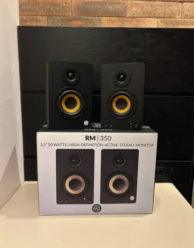 Par de Monitores de Áudio RAD RM|350 - 50W | Home Studio
