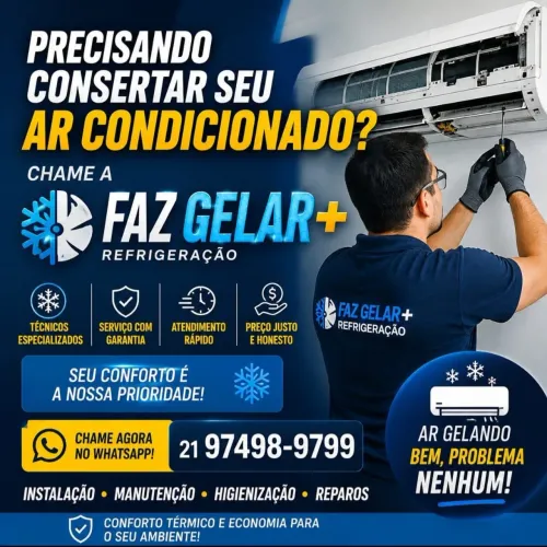 Ar condicionado instalação, manutenção e reinstalação
