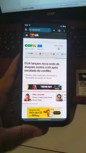 Vendo Motorola Moto G31 na cor Grafite, muito bem conservado, sem riscos ou marcas de uso.