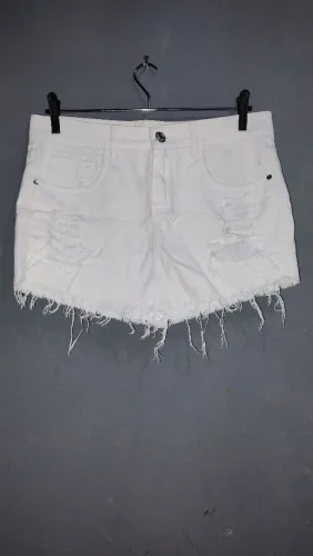 Saía jeans branca, 38