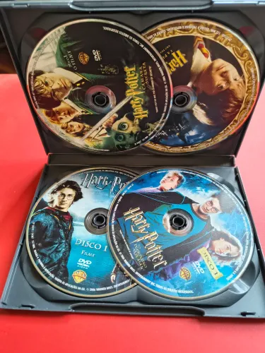 DVDs Harry Potter Anos 1, 2, 3 e 4