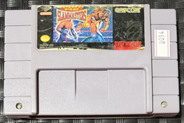 Saturday Night Slam Masters Original SNES Super Nintendo