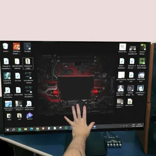 monitor gamer profissional Ultrafino 27 polegadas Full Hd IPS HDMI tela anti reflexo