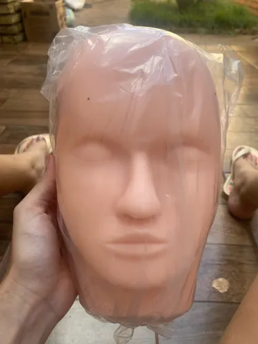 cabeça de silicone para cilios