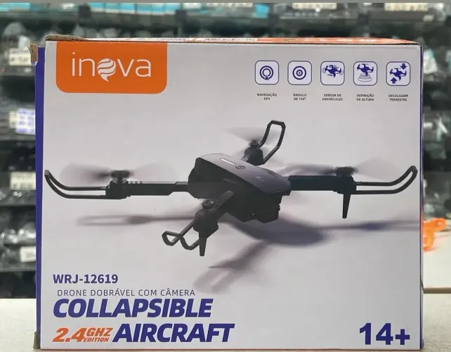 Drone dobrável com câmera
