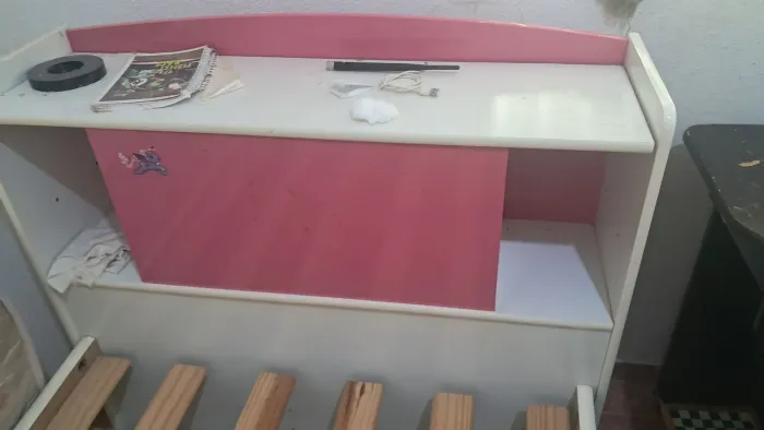 Bicama com baú e gavetas