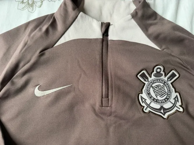 Camiseta manga longa corinthians treino