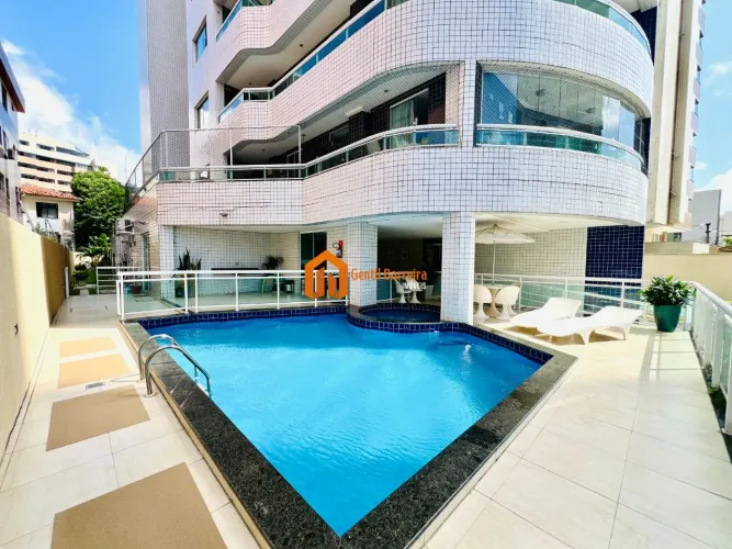 Apartamento de 117m² com 3 suítes, DCE completa e porteira fechada - Dionísio Torres