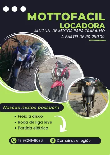 Locação de Motos
