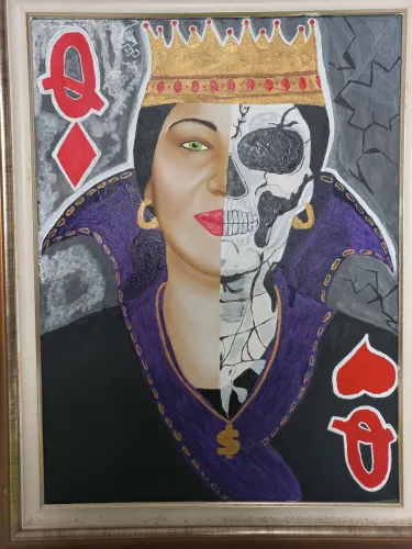 Quadro do artista plástico DG Ouro Sujo.