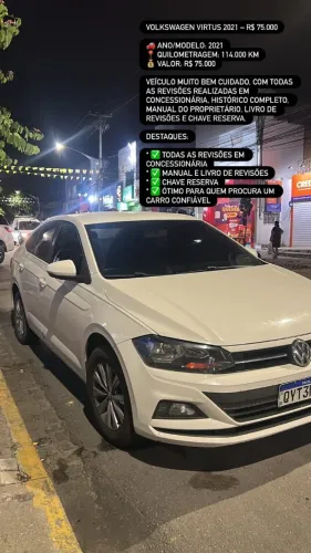 Volkswagen Virtus 1.6 MSI Flex 16V 5P Mec. 2021