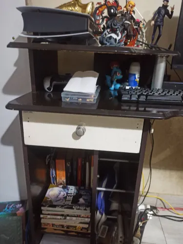 Mesa computador com gavetas Ac ofertas