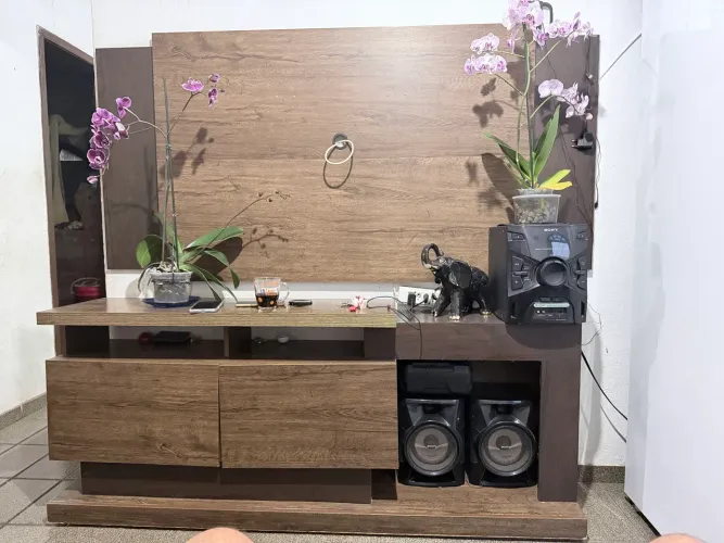 Rack com painel para tv