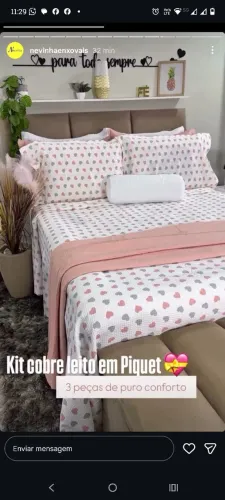 KIT COLCHA PIQUET VÊNUS (CASAL & QUEEN )  DÖHLER  100 % ALGODÃO 