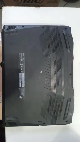 Vendo notebook placa mãe queimada