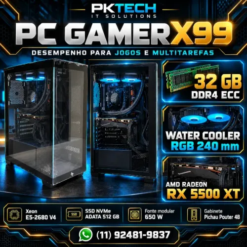 PC GAMER E5 2680 v4 / 32gb DDR4