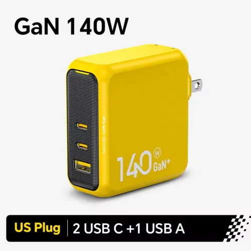 Carregador AOHI Magcube Pro 140W GaN PD3.1 USB C para Macbook Pro