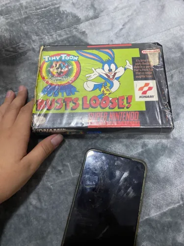 Fita do super Nintendo dos lunitines raro com caixa