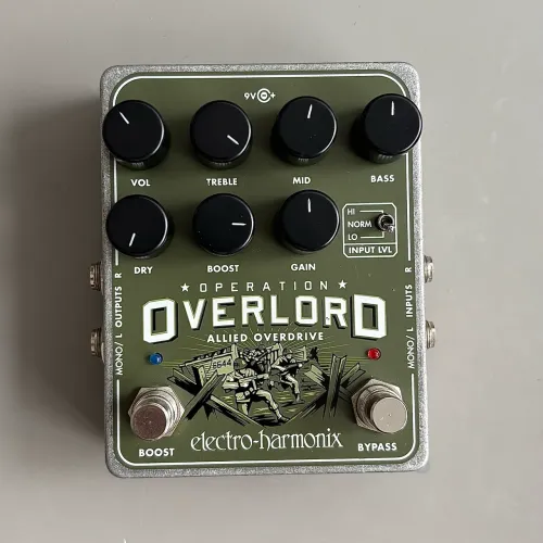 Pedal Overdrive Stereo Electro Harmonix Operation Overlord