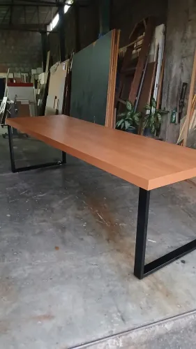 Mesa industrial 2,70 metros escritório,gourmet, varanda, fazenda, preço só quinta-feira