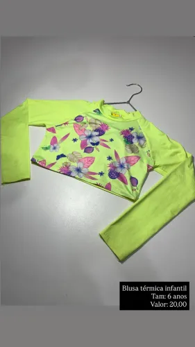 Blusa térmica infantil 