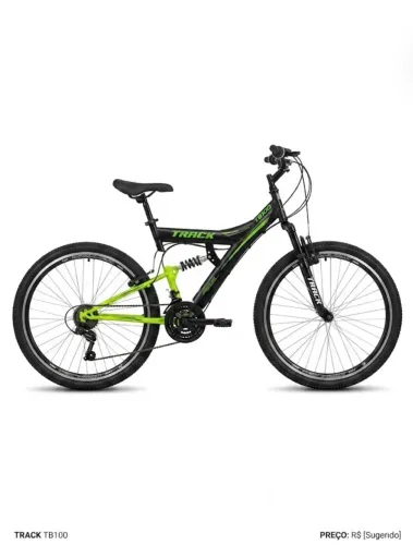 Bicicleta Track TB100 Aro 26 Full Suspension