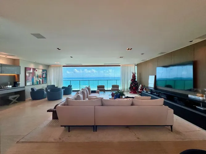 Apartamento a venda em Jaguaribe com 3 suites vista mar e mobiliado no D Azur