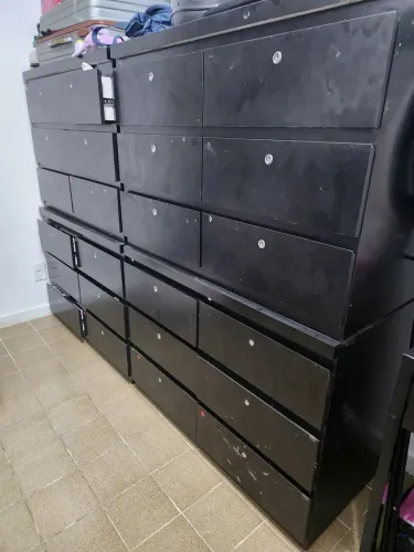 Armário organizado