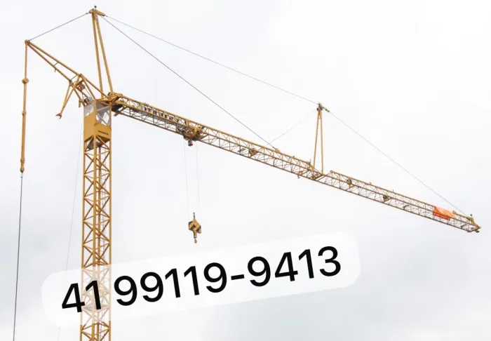 Grua Liebherr Automontante 50m Lança 40m Altura
