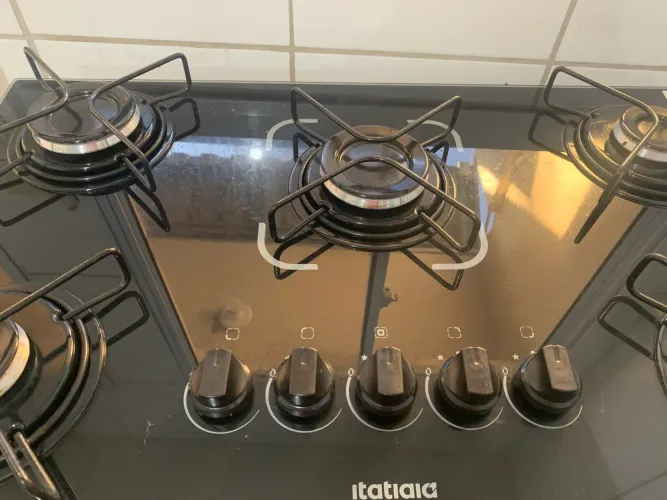 Fogão cooktop 5 bocas