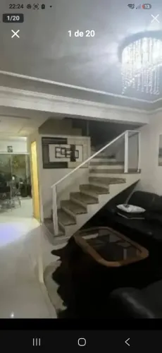 SOBRADO SEMI MOBILIADO CONDOMÍNIO VILLA BELLA