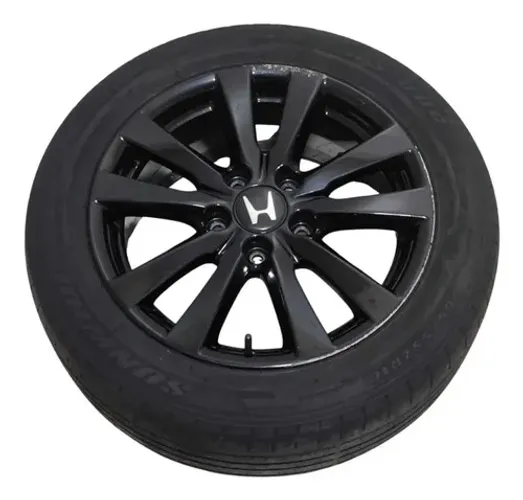 Roda Aro 16 5x100 C/pneu Honda Civic 1.8 2012 2013 A 2016 Preto