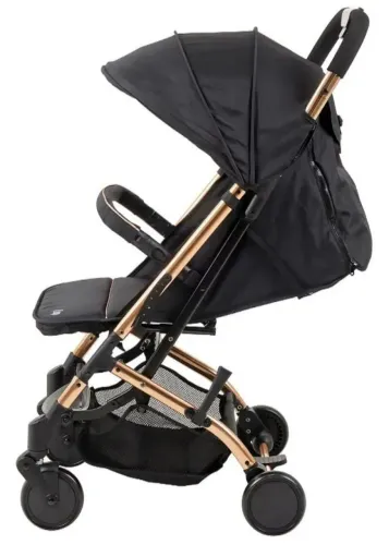 Carrinho Zap Preto E Cobre Com Bebê Conforto - Burigotto