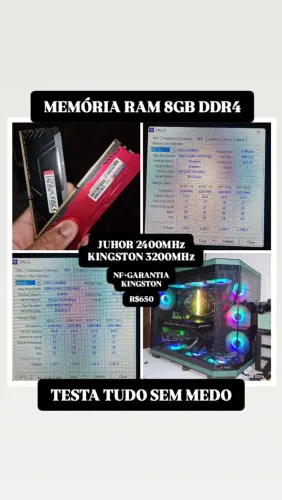 Memória RAM DDR4 8 GB